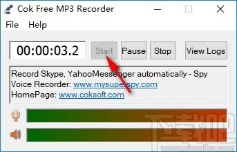 Cok Free MP3 Recorder下载,免费录音工具,录音软件,录音