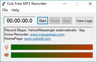 Cok Free MP3 Recorder下载,免费录音工具,录音软件,录音