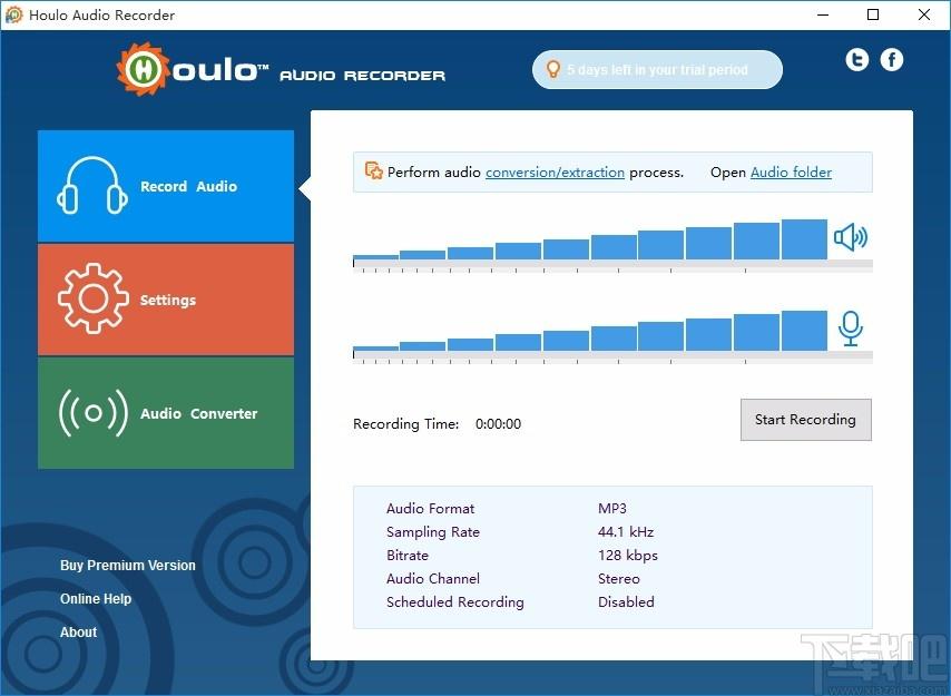 Houlo Audio Recorder,音频录制工具,音频录制