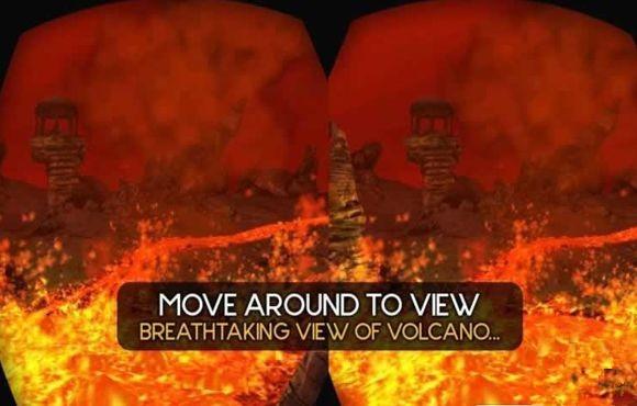 火山旅行vr单机版下载,火山旅行vr,休闲游戏,益智游戏